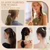 image:imageFORENEE 10Pcs Braided Hair Ties for Thick Hair  Black  Stretchy braided bands offer secure hold for thick hair gold beads suit ponytails daily styling workouts and wrist wear17Classic Dinner Two