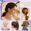 image:imageFORENEE 10Pcs Braided Hair Ties for Thick Hair  Black  Stretchy braided bands offer secure hold for thick hair gold beads suit ponytails daily styling workouts and wrist wear10Bright Star