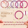 image:imageFORENEE 10Pcs Braided Hair Ties for Thick Hair  Black  Stretchy braided bands offer secure hold for thick hair gold beads suit ponytails daily styling workouts and wrist wear3Beautiful Girlfriends