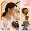 image:imageFORENEE 10Pcs Braided Hair Ties for Thick Hair  Black  Stretchy braided bands offer secure hold for thick hair gold beads suit ponytails daily styling workouts and wrist wear13Neon