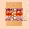 image:imageFORENEE 10Pcs Braided Hair Ties for Thick Hair  Black  Stretchy braided bands offer secure hold for thick hair gold beads suit ponytails daily styling workouts and wrist wear15Persimmon Orange