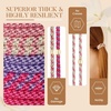 image:imageFORENEE 10Pcs Braided Hair Ties for Thick Hair  Black  Stretchy braided bands offer secure hold for thick hair gold beads suit ponytails daily styling workouts and wrist wear3Beautiful Girlfriends