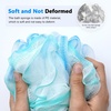 image:imageFORENEE Green and Purple Loofah on a Stick PE Mesh Back Scrubber  Soft PE mesh for rich lather and gentle cleansing waterresistant coated wood handle nonslip rubber grip and hanging loopBlue Green White