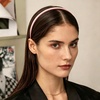 image:imageforenee Plastic Thin Skinny Comb Headbands for Women Black 4 Pack  NonSlip Comb TeethLlightweight HeadbandDIY craftsSports and Fitness Party Looks and Halloween CostumesPink