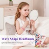 image:imageforenee Plastic Thin Skinny Comb Headbands for Women Black 4 Pack  NonSlip Comb TeethLlightweight HeadbandDIY craftsSports and Fitness Party Looks and Halloween CostumesMulticolor2