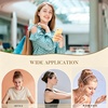 image:imageforenee Plastic Thin Skinny Comb Headbands for Women Black 4 Pack  NonSlip Comb TeethLlightweight HeadbandDIY craftsSports and Fitness Party Looks and Halloween CostumesPink