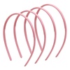 image:imageforenee Plastic Thin Skinny Comb Headbands for Women Black 4 Pack  NonSlip Comb TeethLlightweight HeadbandDIY craftsSports and Fitness Party Looks and Halloween CostumesPink