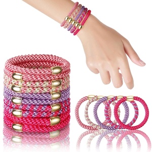 image:imageFORENEE 10Pcs Braided Hair Ties for Thick Hair  Black  Stretchy braided bands offer secure hold for thick hair gold beads suit ponytails daily styling workouts and wrist wear3Beautiful Girlfriends
